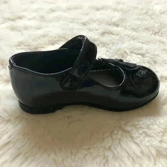 Rachel Shoes Black Toddler Girl Dressy Shoes  Sz 6 - Picture 6 of 10